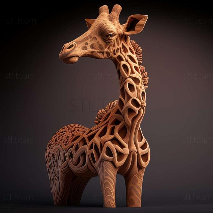 3D model Giraffokeryx (STL)